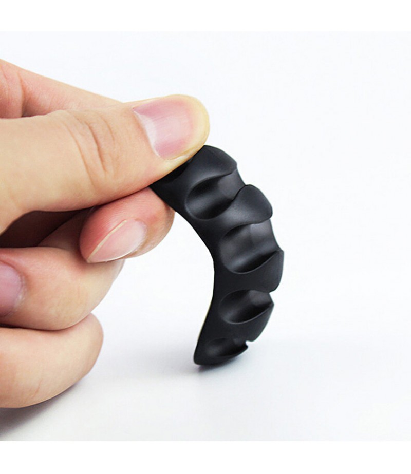  10PCS/ Set Pure Soft TPR Desktop Wire Organizer Neat Arrangement Headphone USB Charger Computer Cable Clips Holder Cord M