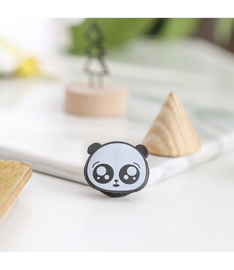 2Pcs Cute Mini Panda Pattern Multi-function Two-way Winding Desktop Tidy Management Cable Organizer Winder for iPhone X XS Huawe