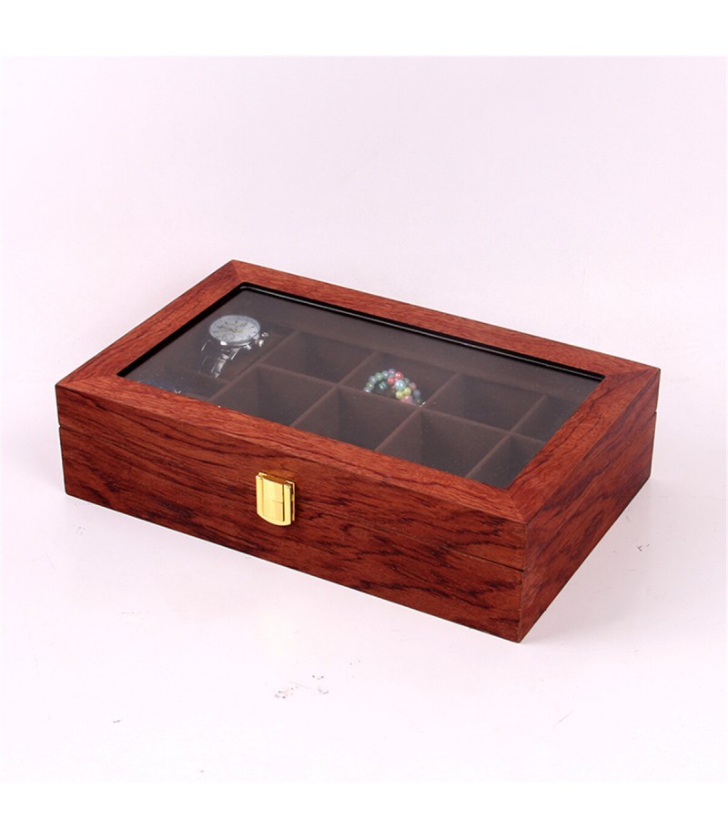 Woden Watch Boxes Necklace Jewelry Watch Display Box - NO.1