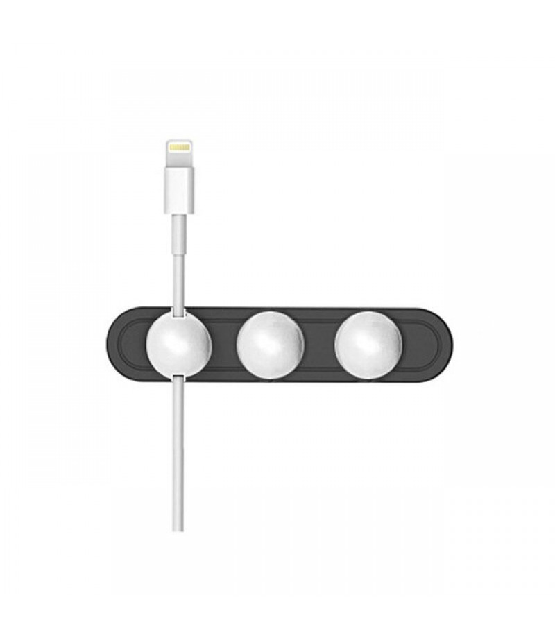  R-004 Magnetic Multifunctional Wire Data Line Winder Earphone Cable Organizer Desktop Wire Control Management Clip for Mo
