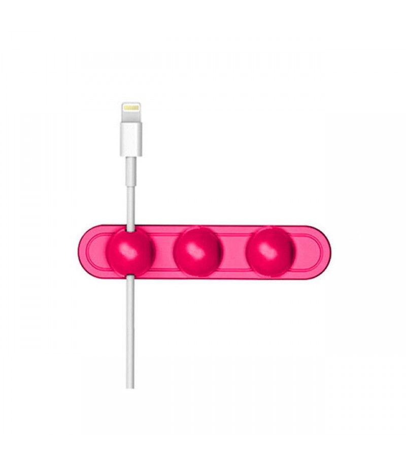  R-004 Magnetic Multifunctional Wire Data Line Winder Earphone Cable Organizer Desktop Wire Control Management Clip for Mo
