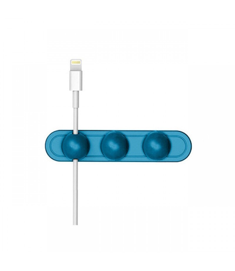 R-004 Magnetic Multifunctional Wire Data Line Winder Earphone Cable Organizer Desktop Wire Control Management Clip for Mo