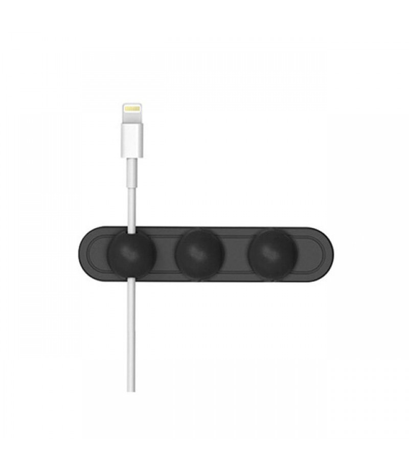  R-004 Magnetic Multifunctional Wire Data Line Winder Earphone Cable Organizer Desktop Wire Control Management Clip for Mo