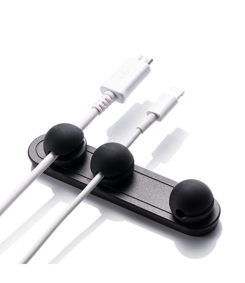  R-004 Magnetic Multifunctional Wire Data Line Winder Earphone Cable Organizer Desktop Wire Control Management Clip for Mo