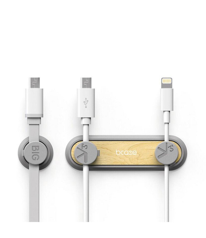  5 in 1 Second Generation Magnetic Multi-function Wooden TUP Data Line Receiver USB Cable Earphone Wire Cable Organizer Cab
