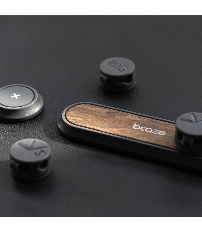  5 in 1 Second Generation Magnetic Multi-function Wooden TUP Data Line Receiver USB Cable Earphone Wire Cable Organizer Cab
