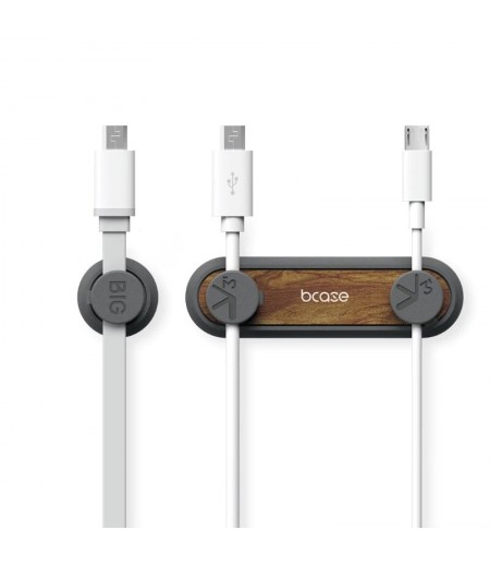  5 in 1 Second Generation Magnetic Multi-function Wooden TUP Data Line Receiver USB Cable Earphone Wire Cable Organizer Cab