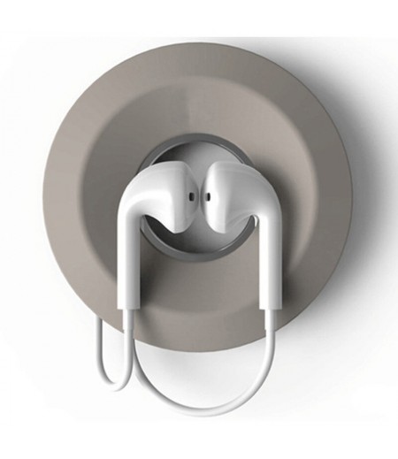  Multi-function Creative Magnet Silicone Earphone Wire USB Cable Bobbin Winder Wire Organizer - Green
