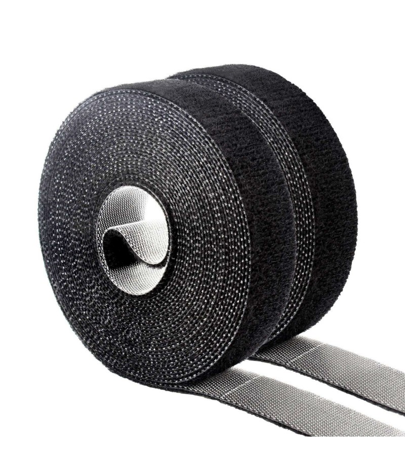  2m Width * 20mm Length Pure DIY Strong Adhesive Cuttable Wire Clip Holder Earphone USB Cable Cord Winder Wrap Cable Organ