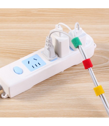  10/ 50Pcs 18cm Pure Strong Adhesive Wire Clip Holder Earphone USB Cable Cord Winder Wrap Cable Organizer Management Stick