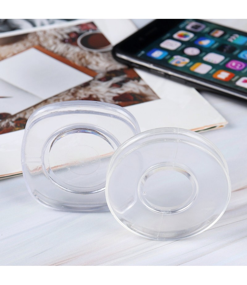 Reusable Gel Pad Magic Sticker Washable Traceless Casual Paste Pad Phone Holder - Square