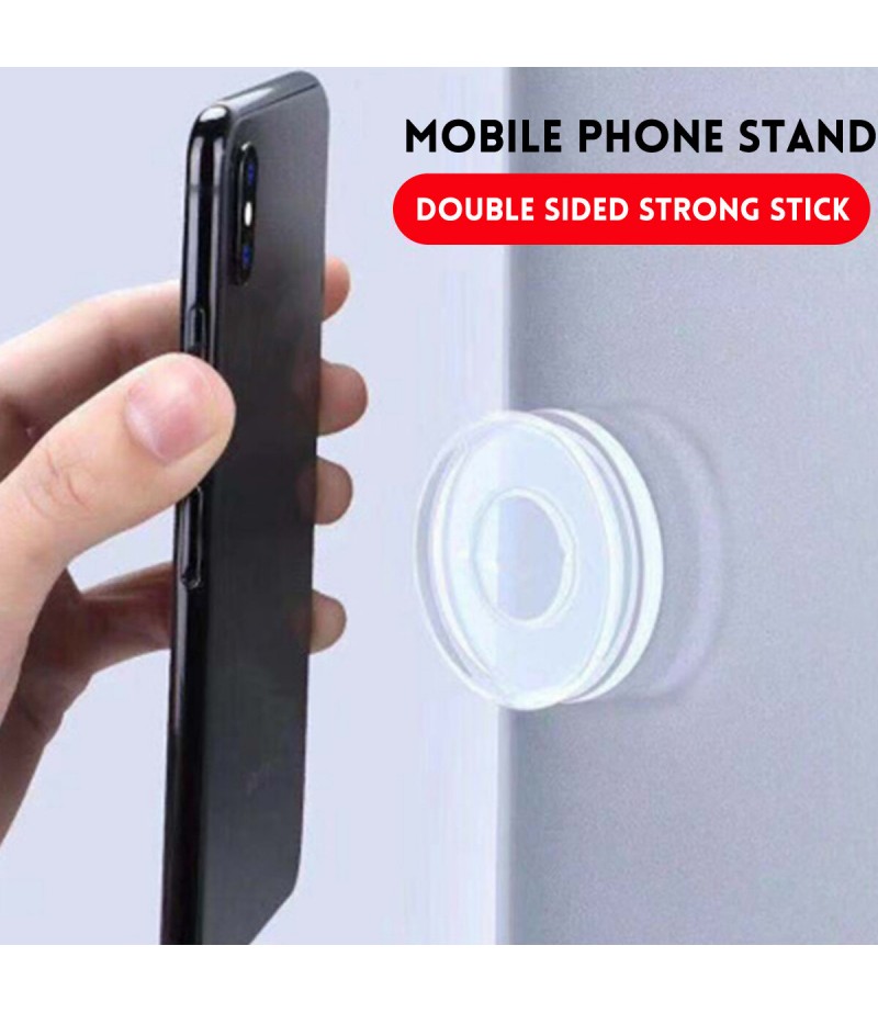 Reusable Gel Pad Magic Sticker Washable Traceless Casual Paste Pad Phone Holder - Square