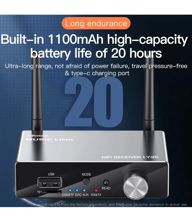 Optical Fiber Coaxial bluetooth 5.3 Receiver Transmitter Audio Digital Analog Converter Stereo Wireless Adapter For Phone TV Des