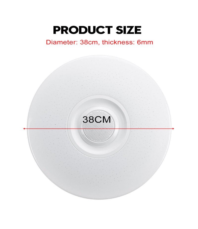 RGB Intelligent LED Audio Light 36cm 110V/220V 36W Smart Control bluetooth WIFI RGB 3D Surround Sound Lights Support Amazon Goog