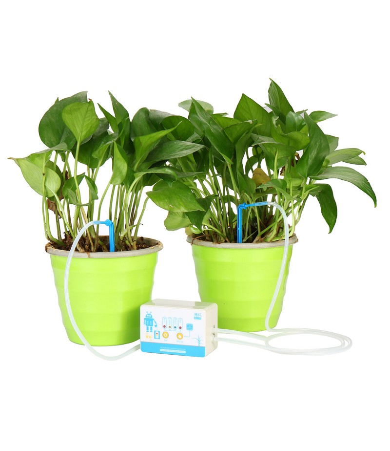 Wifi Control Automatic Watering Device 10m Hose Drip Irrigation Timing System - With US Plug