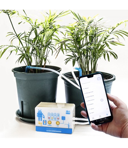 Wifi Control Automatic Watering Device 10m Hose Drip Irrigation Timing System - With US Plug