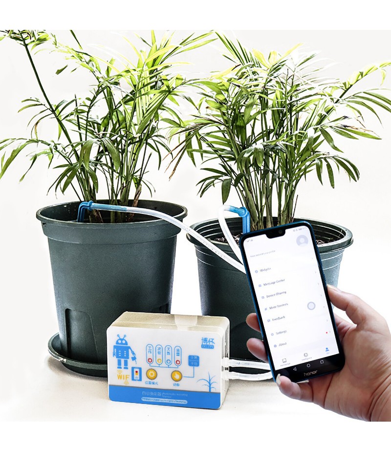 Wifi Control Automatic Watering Device 10m Hose Drip Irrigation Timing System - With US Plug