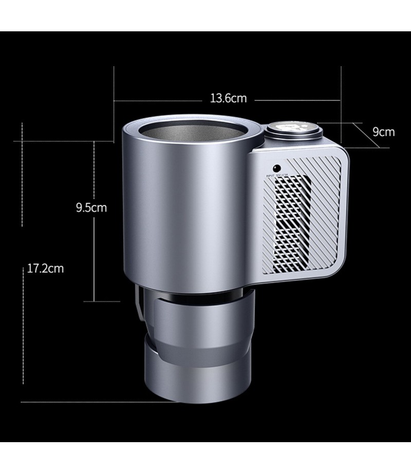  Touch Screen Smart Car Cooling Cup With Temperature Display Cooling Drinks Holders