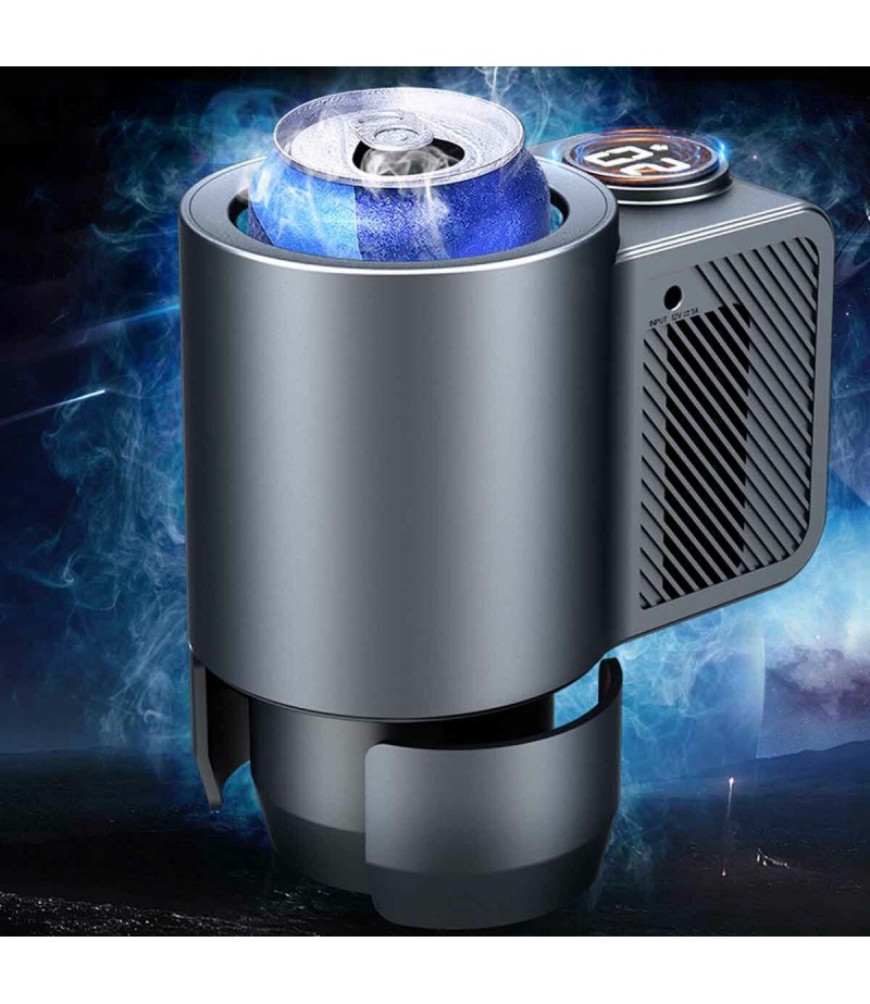  Touch Screen Smart Car Cooling Cup With Temperature Display Cooling Drinks Holders