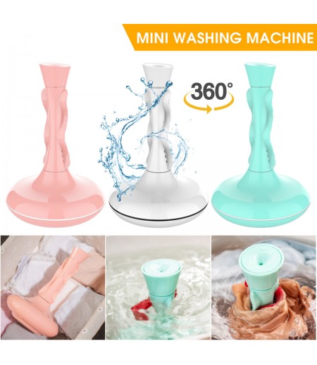 2.5kg Tragbar Elektrische Mini Waschmaschine Waschautomat Zuhause Waschen - Pink