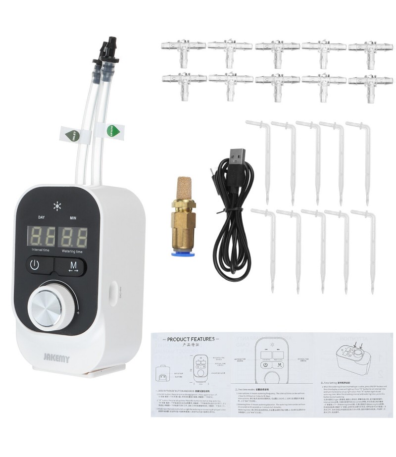 Water Volume Adjustable Automatic Watering Drip Irrigation Self Watering Controller for Plants - 03