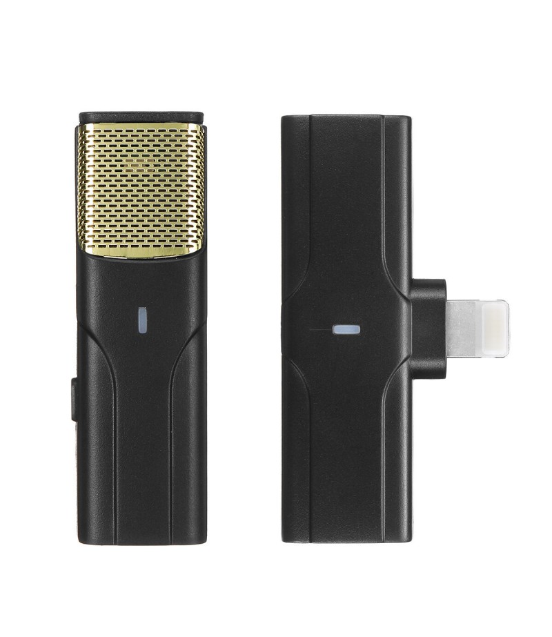 Type-C/ IOS Interface Noise Reduction Wireless Lavalier Microphone Clip-on Lapel Mic For iPhone Audio Video Recording - 001