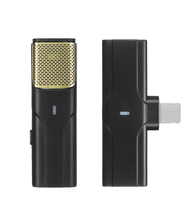 Type-C/ IOS Interface Noise Reduction Wireless Lavalier Microphone Clip-on Lapel Mic For iPhone Audio Video Recording - 001