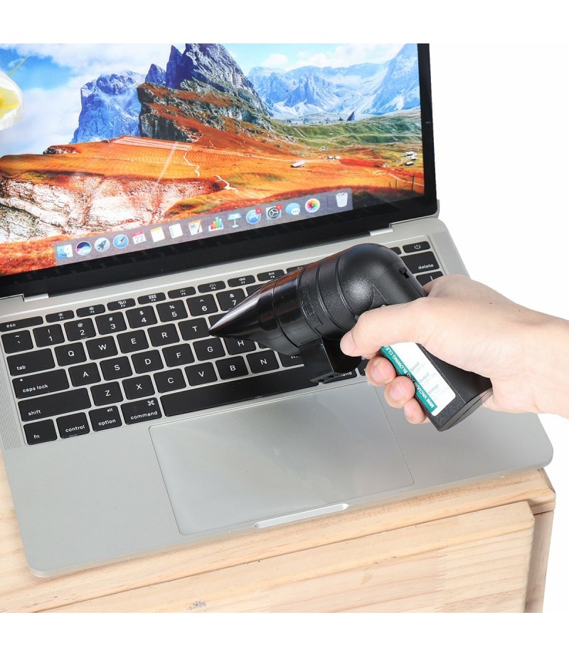 2 in 1 Mini Macbook Computer PC Laptop Keyboard Electronics Devices Dust Cleaner Collector Vacuum