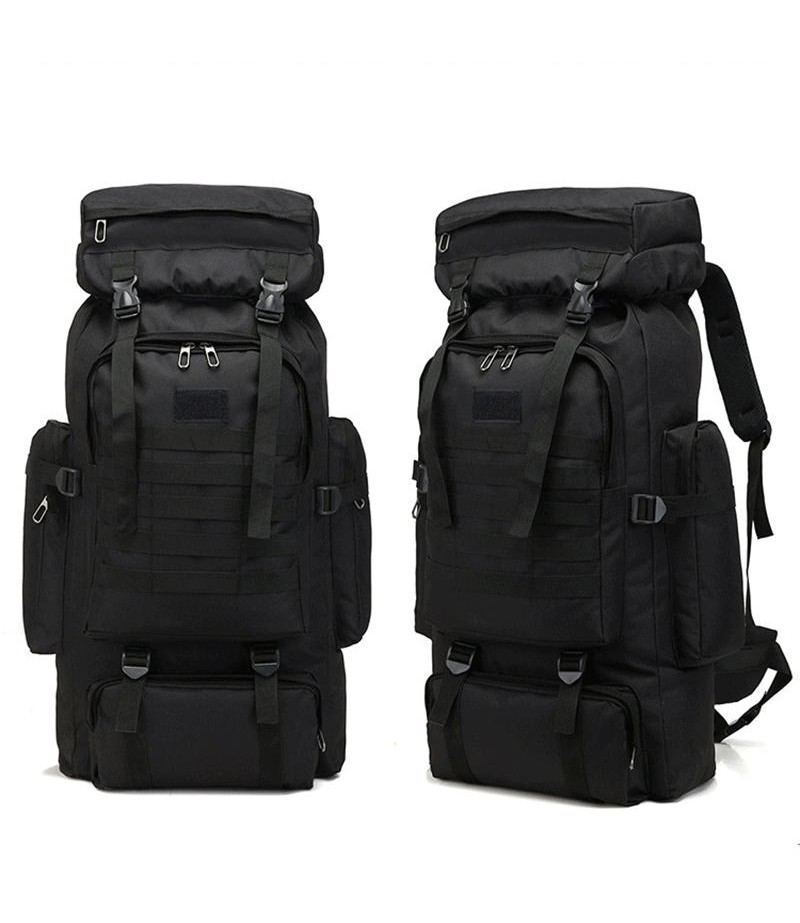 80L Camouflage Nylon Water Proof Oxford Fabric Outdoor Bag Backpack for Climbing Hiking Outdoor - Camouflage