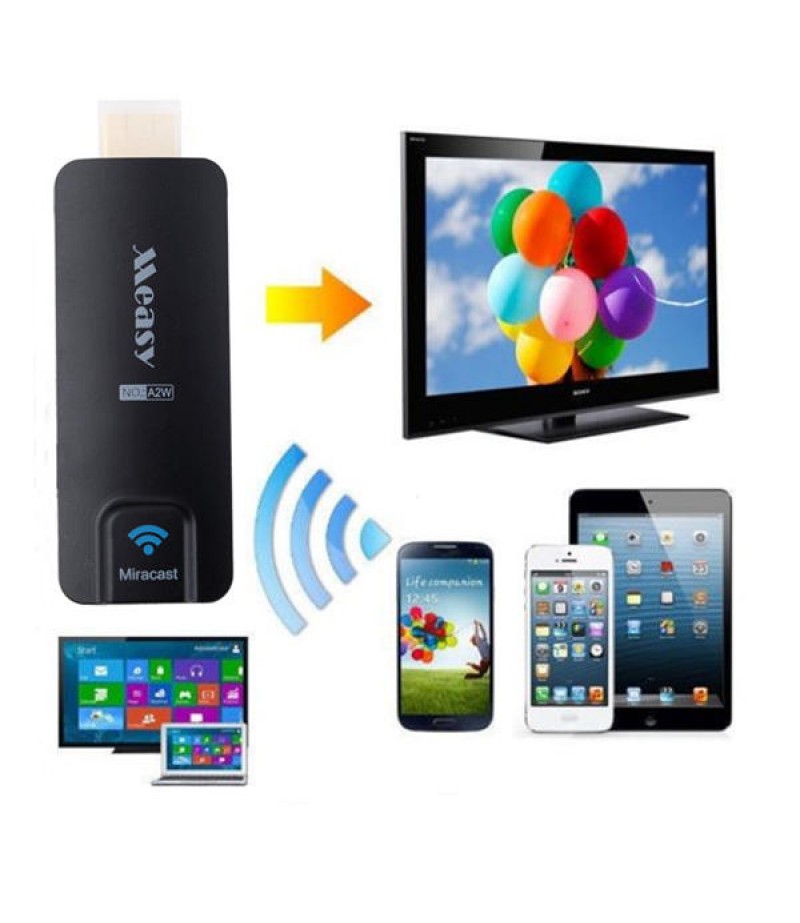 A2W High Definition Multimedia Interface Miracast Dongle for Android IOS