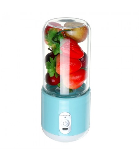  260ml USB Rechargeable Portable Electric Juice Cup Juice Blender Fruit Mixer Six Blade Mixing Machine Smoothies Baby Food