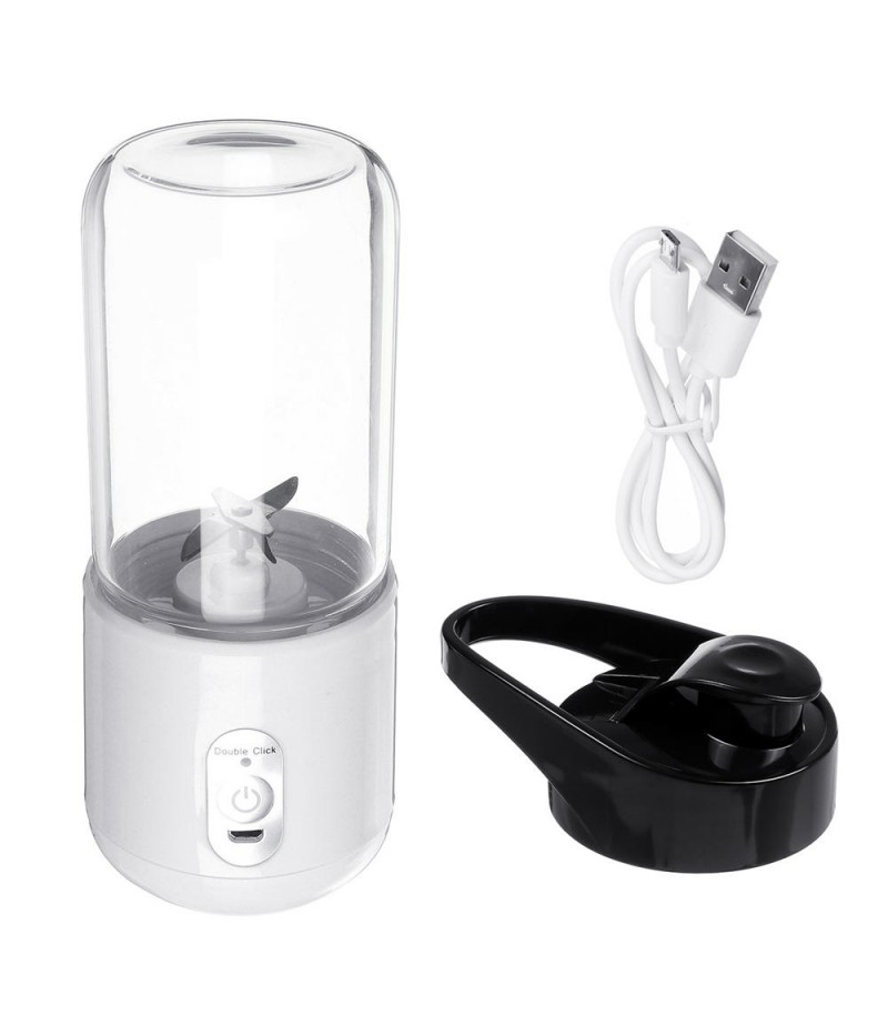  260ml USB Rechargeable Portable Electric Juice Cup Juice Blender Fruit Mixer Six Blade Mixing Machine Smoothies Baby Food