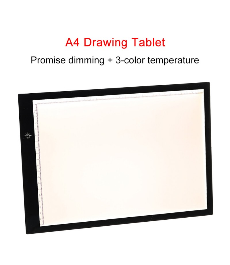 A3/A4 Dimming LED Tracing Light Box Drawing Tattoo Board Pad Table Stencil Arts - A4