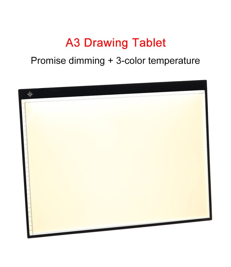 A3/A4 Dimming LED Tracing Light Box Drawing Tattoo Board Pad Table Stencil Arts - A4