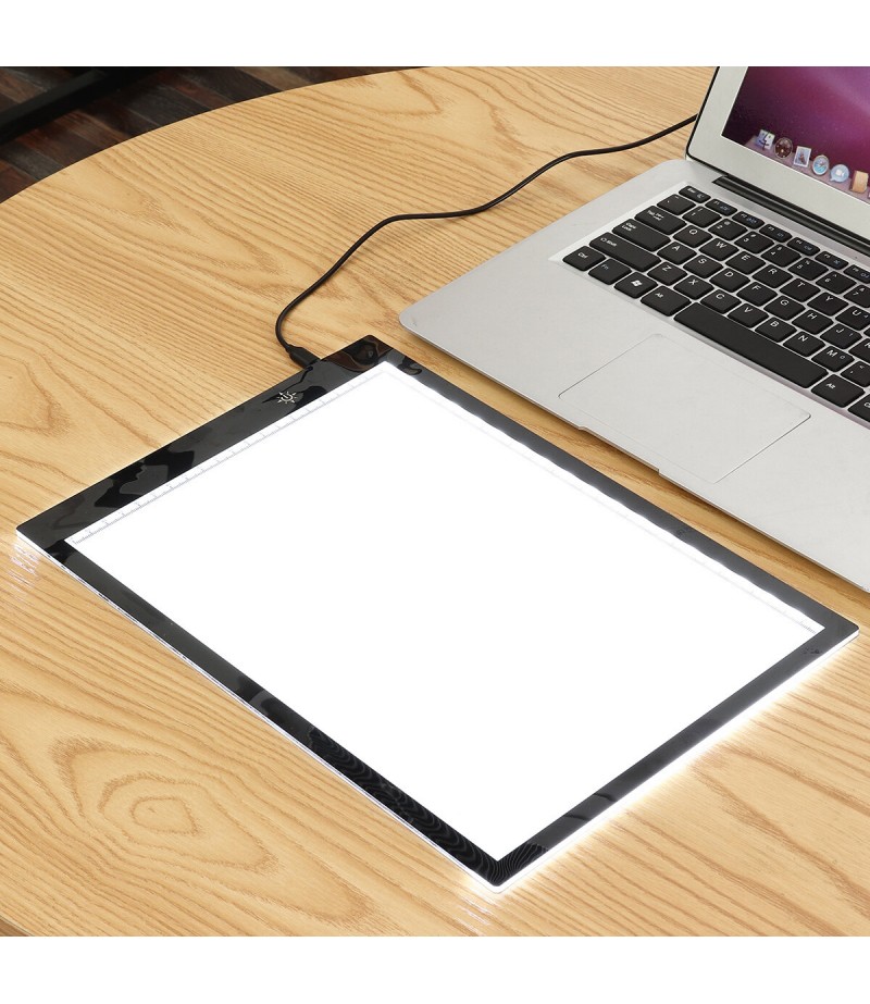 A3/A4 Dimming LED Tracing Light Box Drawing Tattoo Board Pad Table Stencil Arts - A4