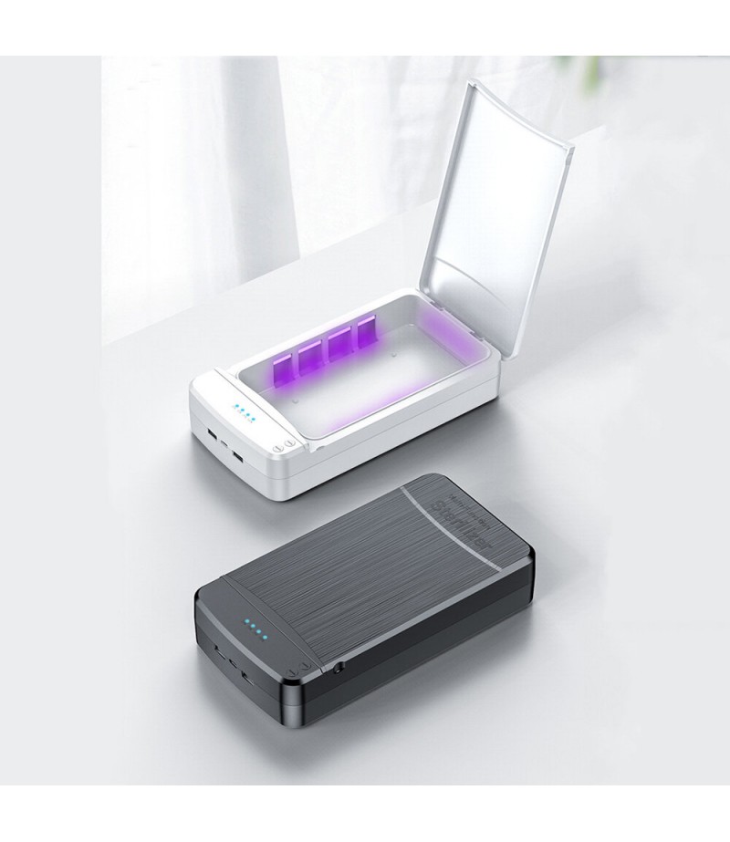  UV Phone Sterilizer Multifunctional Portable Ultraviolet Sterilization Box - Black