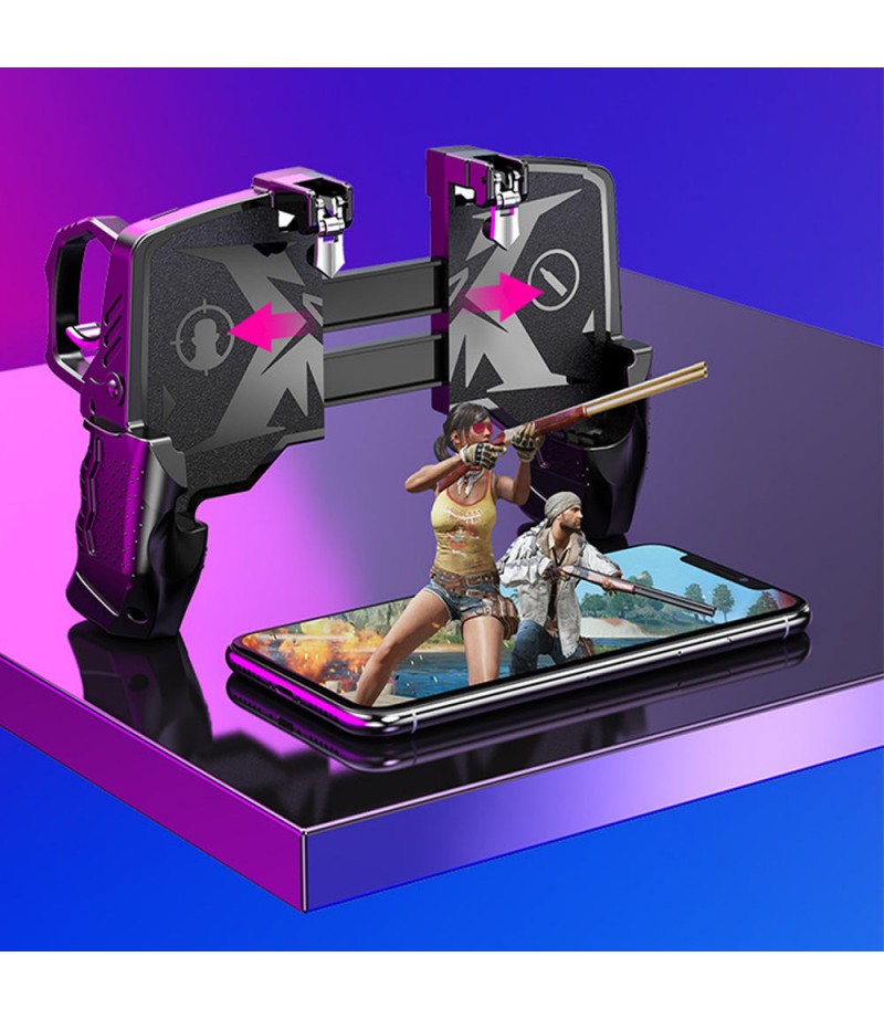  K21 W1+ PUGB  Peace Elite Gaming Pad Fast Shooting Button Controller Gamepad For iPhone X XS Huawei P30 Mate 20Pro Xiaomi