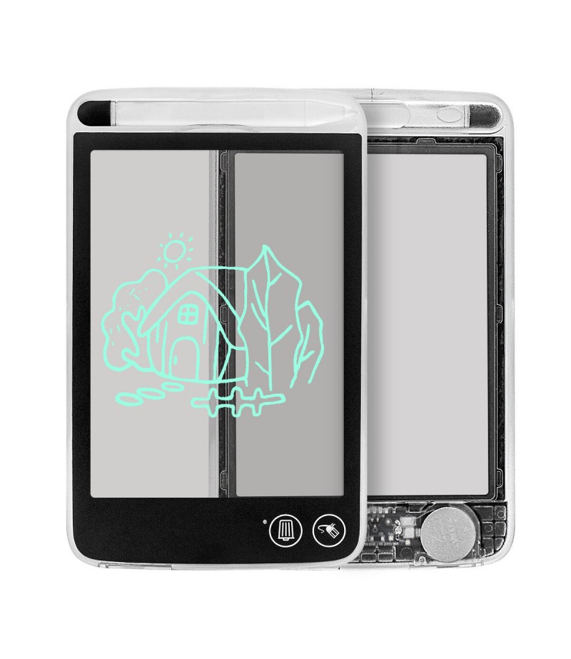 6.5inch  10inch Electronic Digital LCD Writing Pad Tablet Kids Drawing Graphics Board - Blue 6.5inch