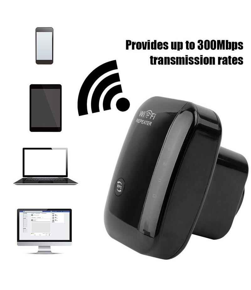 Range Extender 300 mbps Wireless Wifi Route Repeater Booster 2.4GHz Repeater - US Plug