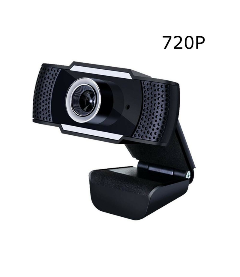  720P/480P HD Wide Angle USB Webcam Conference Live Auto-Focusing Computer Camera Built-in Noise Reduction Microphone for 