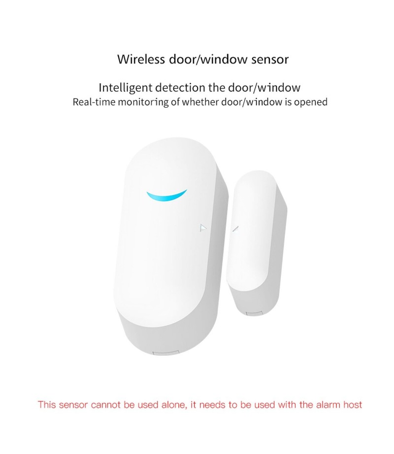 WIFI/433MHZ Window Door Sensor Door Open/ Closed APP Home Alarm - 010
