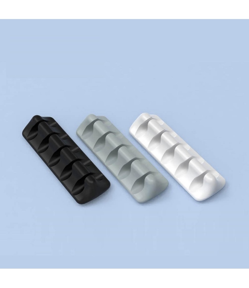  Silicone Line Storage Device Cable Management From Eco-System For HUAWEI P30 Mate 20Pro Mi9 S10+ Note 10 - Grey