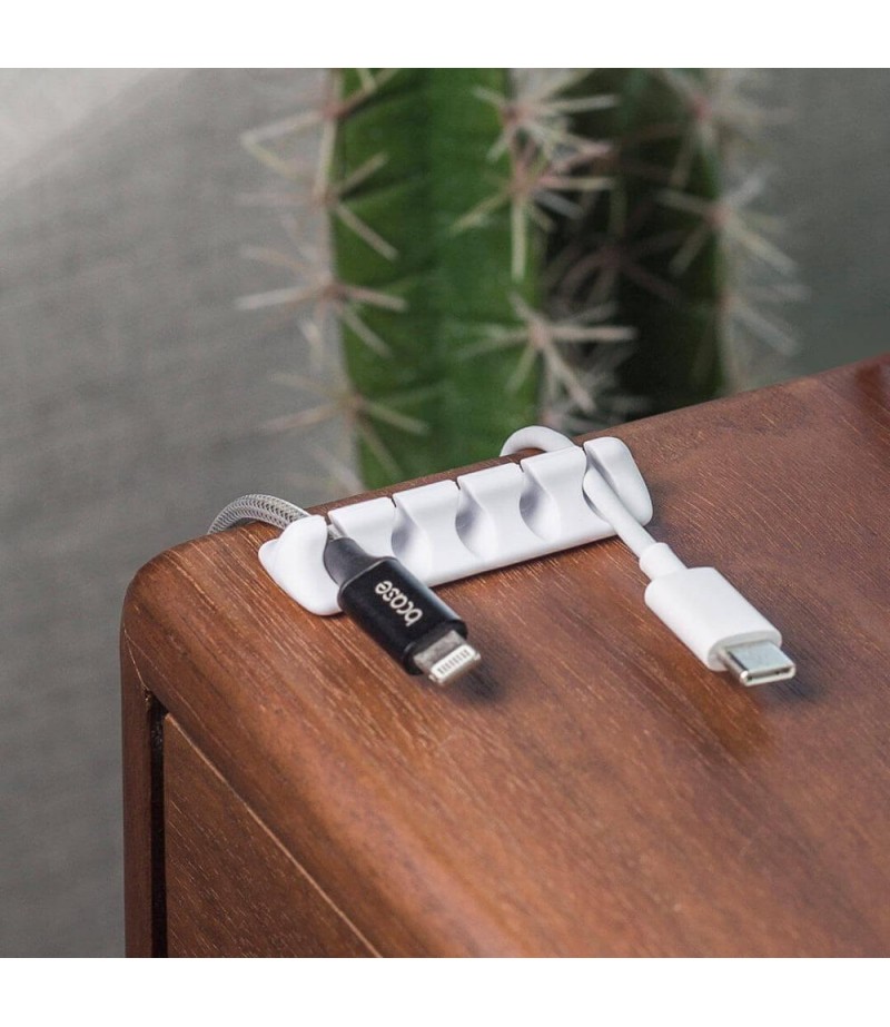  Silicone Line Storage Device Cable Management From Eco-System For HUAWEI P30 Mate 20Pro Mi9 S10+ Note 10 - Grey