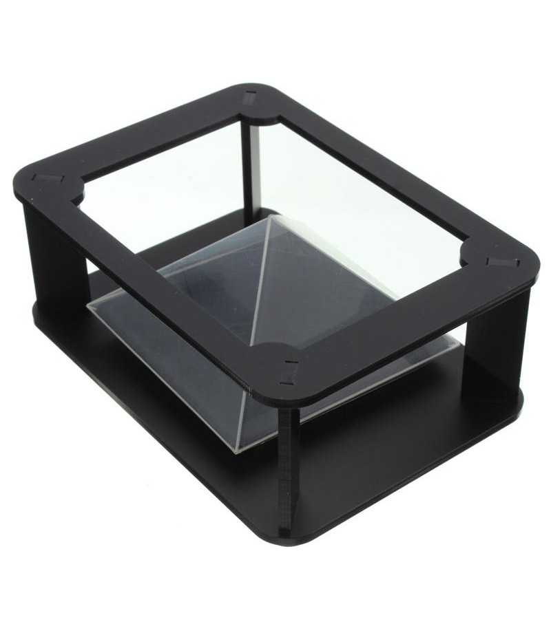 DIY 3D Holographic Projection Pyramid For iPhone 6S Plus 6S Samsung HTC Smartphone - Finished Version