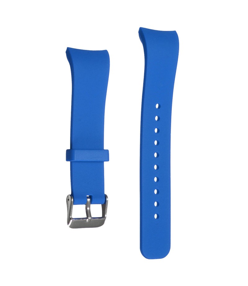  Approx 11.5-17.5cm Silicone Soft Replacement Smart Wrist Strap For Samsung Gear Fit 2 - Light Blue