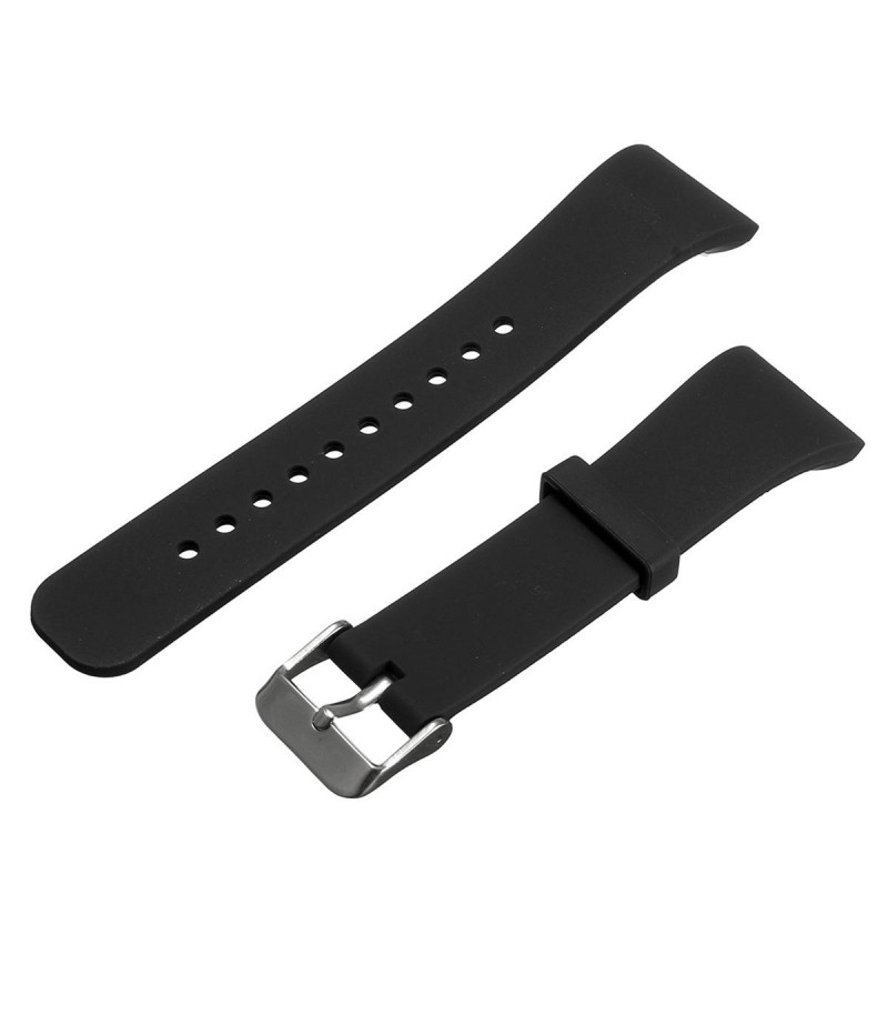  Approx 11.5-17.5cm Silicone Soft Replacement Smart Wrist Strap For Samsung Gear Fit 2 - Light Blue