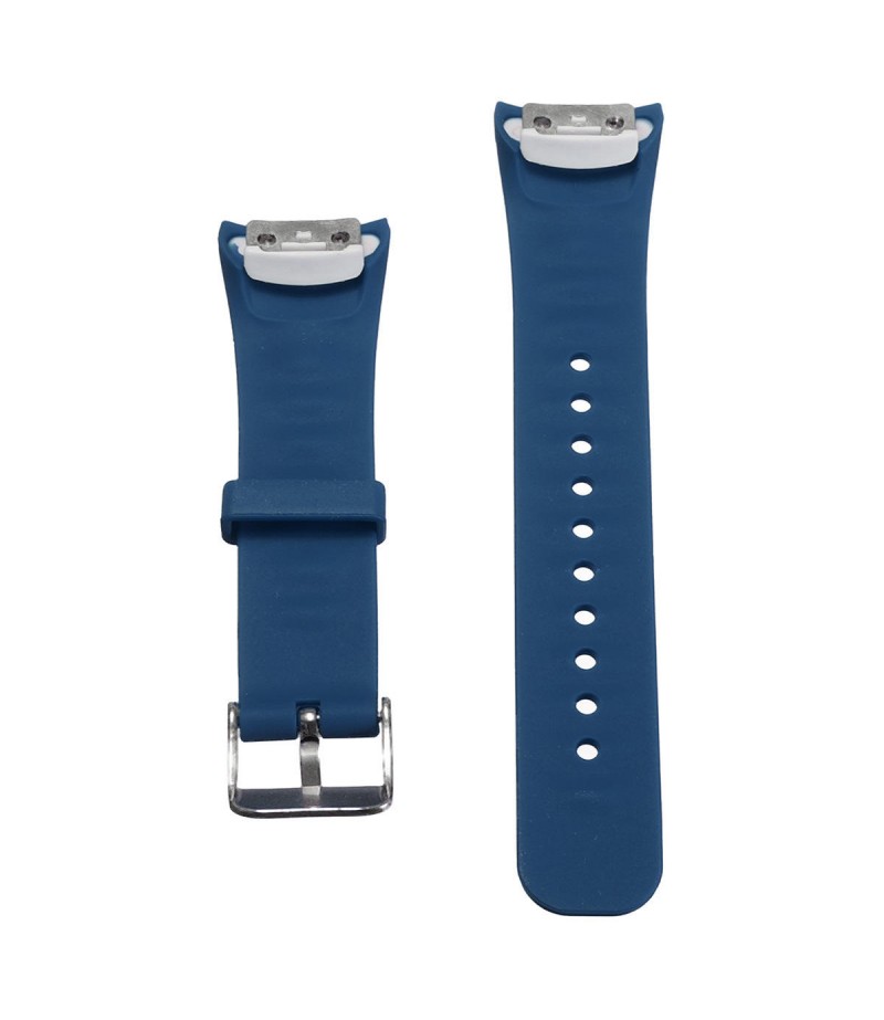  Approx 11.5-17.5cm Silicone Soft Replacement Smart Wrist Strap For Samsung Gear Fit 2 - Light Blue