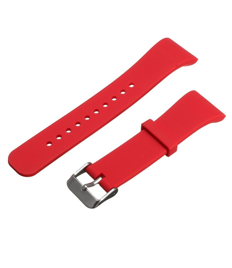  Approx 11.5-17.5cm Silicone Soft Replacement Smart Wrist Strap For Samsung Gear Fit 2 - Light Blue