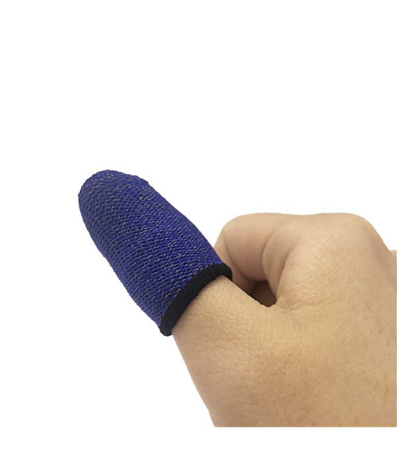  Anti-sweat Finger Cots Hand Game Fight Artifact Touch Screen Finger Cots E-sports Game Finger Cots - Black + White