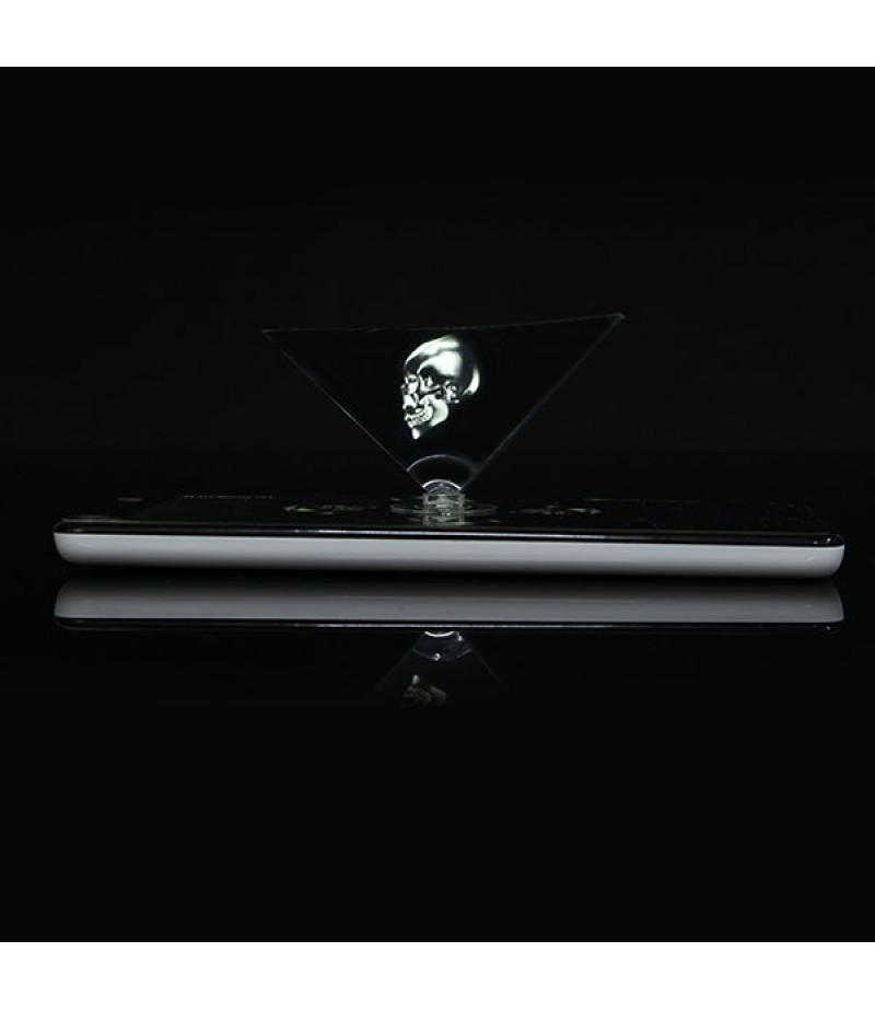 3D Holographic Projector Auxiliary Tool Pyramid DIY Creative Gifts For 3.5 to 6.0 Inches Smartphone